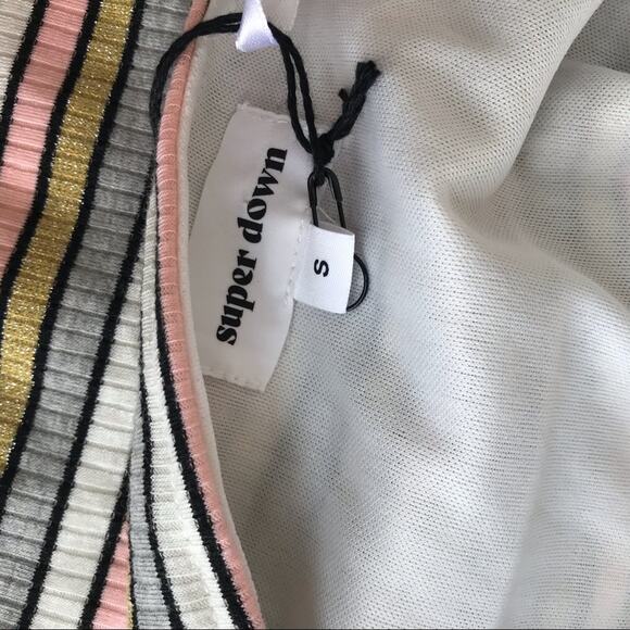 Superdown Revolve Stripe Cami Bodycon Mini Dress - Picture 7 of 8